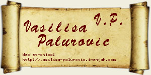 Vasilisa Palurović vizit kartica
